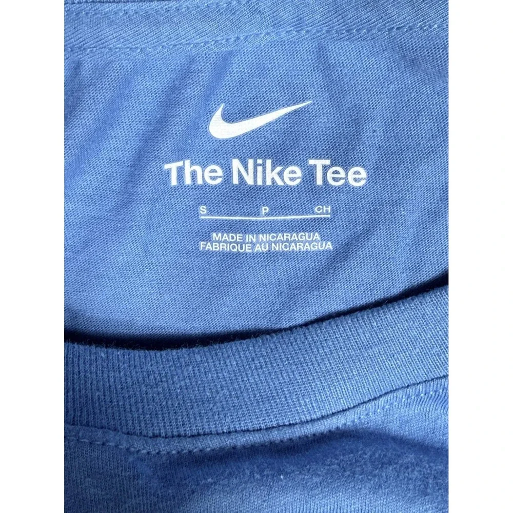Nike Mens The Nike Tee T-Shirt S Blue Just Do It‎ Graphic Short Sleeve NWT